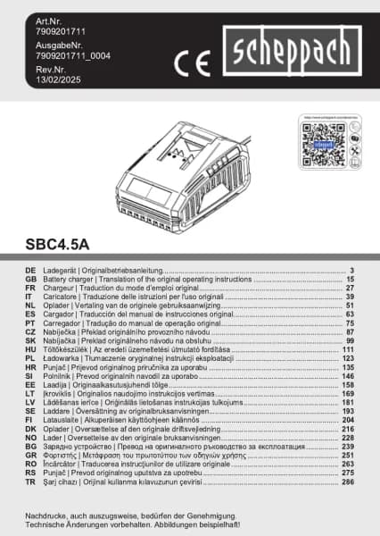Scheppach SBC4.5A