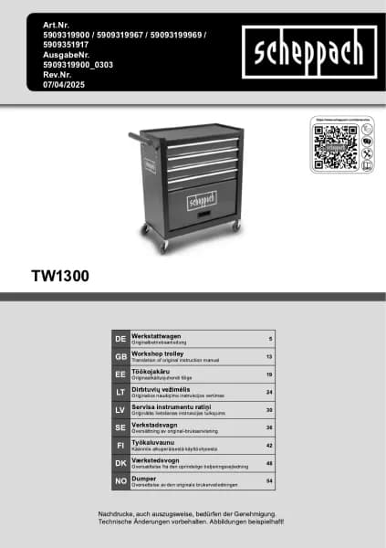 Scheppach TW1300