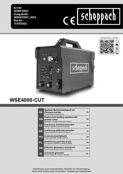 Scheppach WSE4000-CUT