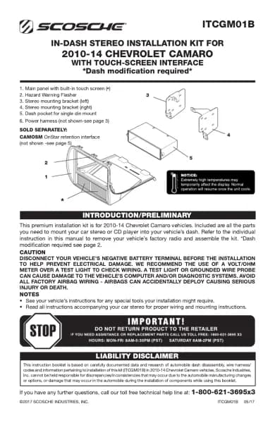 Scosche ITCGM01B