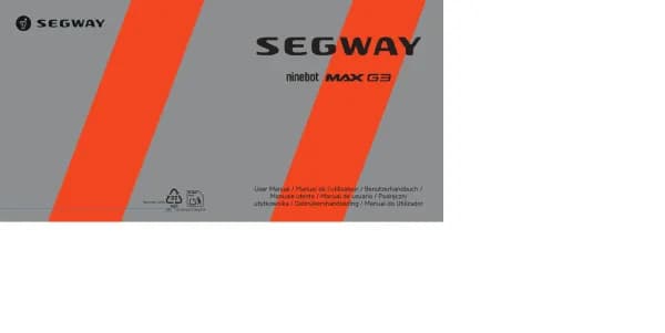 Segway Ninebot eKickScooter MAX G3 E