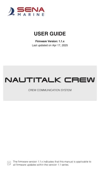 Sena Nautitalk Crew