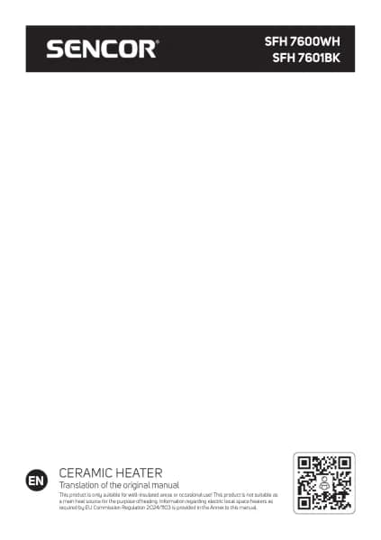 Sencor SFH 7600WH