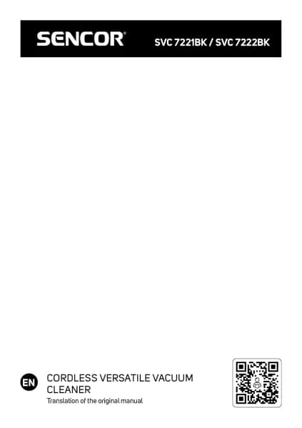 Sencor SVC 7222BK