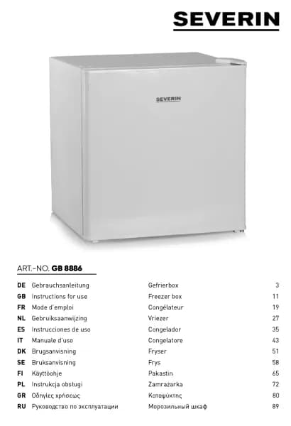 Severin GB 8886