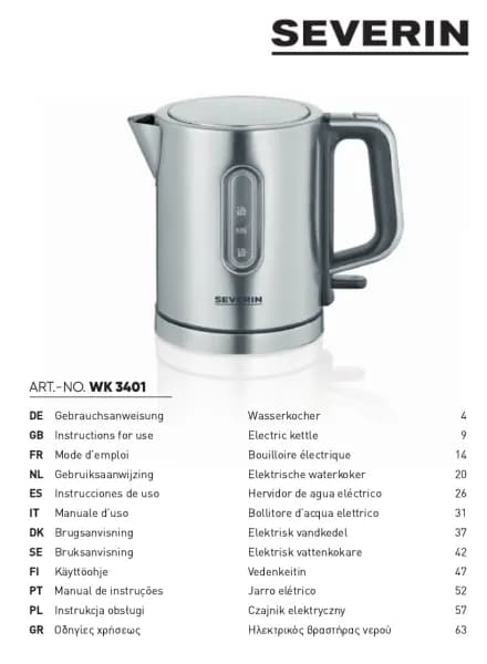 Severin WK 3401
