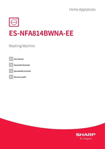Sharp ES-NFA814BWNA-EE