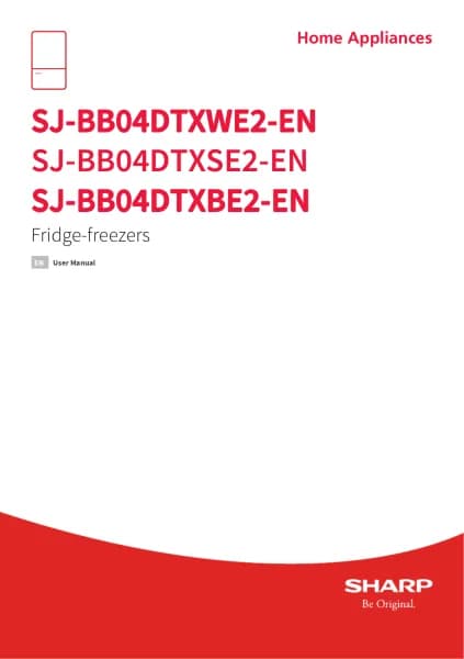 Sharp SJ-BB04DTXBE2-EN