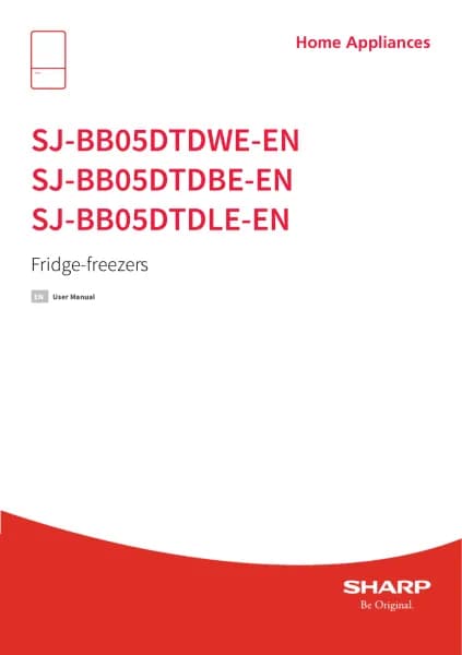Sharp SJ-BB05DTDBE-EN