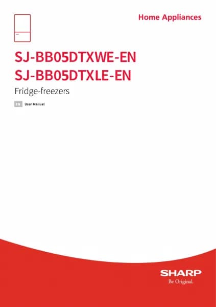 Sharp SJ-BB05DTXWE-EN
