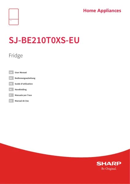 Sharp SJ-BE210T0XS-EU