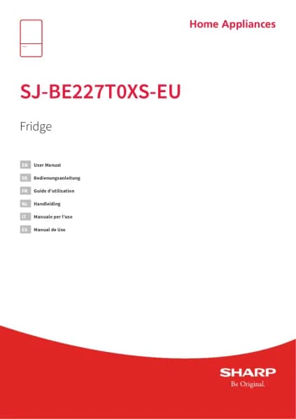 Sharp SJ-BE227T0XS-EU