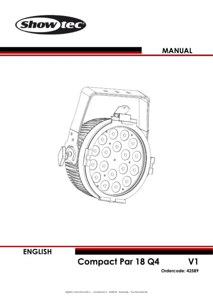 Showtec Compact Par 18 Q4
