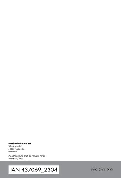 Silvercrest HG06892N-BS