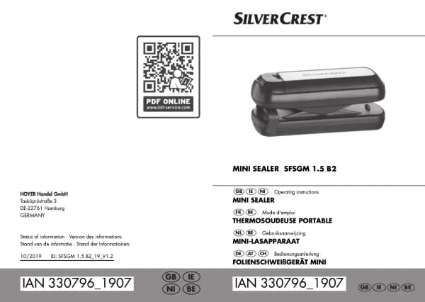 Silvercrest SFSGM 1.5 B2