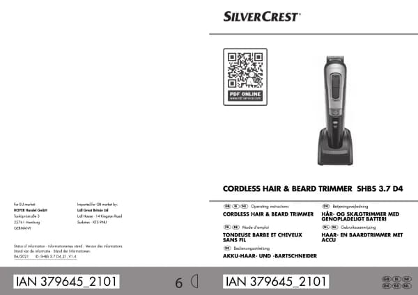 Silvercrest SHBS 3.7 D4