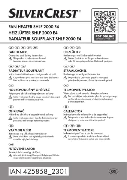Silvercrest SHLF 2000 E4