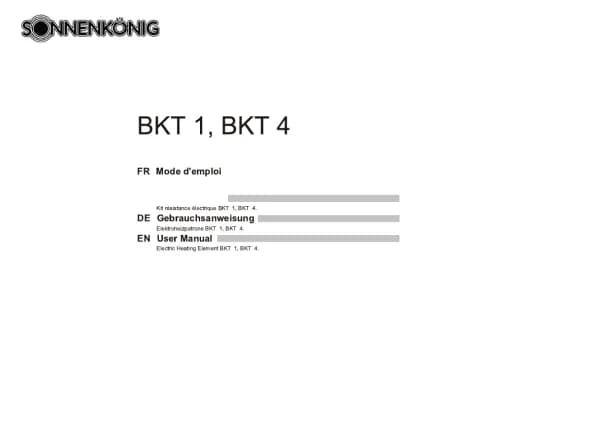Sonnenkonig BKT 1