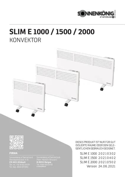 Sonnenkonig Slim E 1500