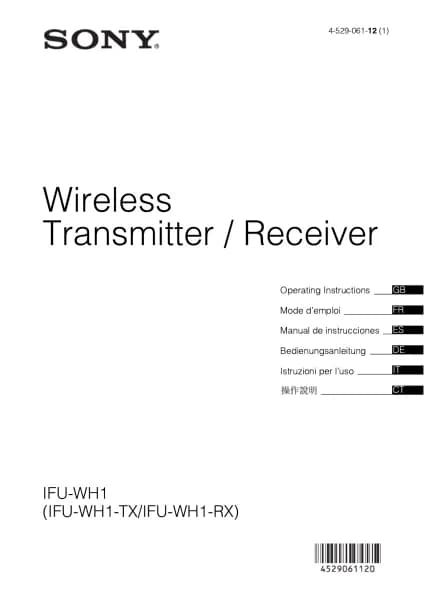 Sony IFU-WH1