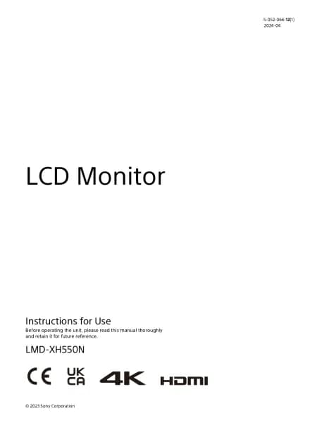 Sony LMD-XH550N