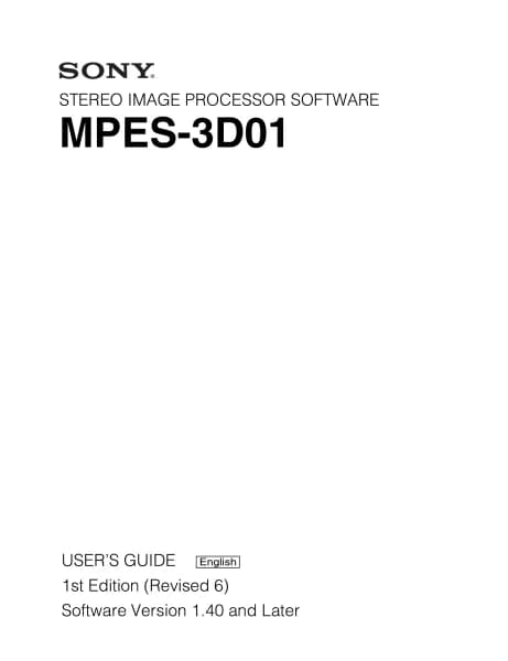 Sony MPES-3D01