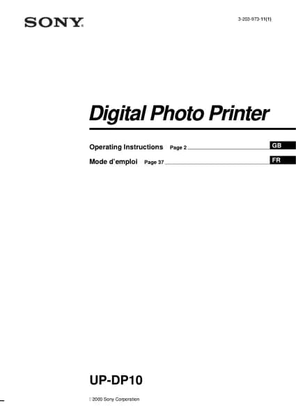 Sony UP-DP10