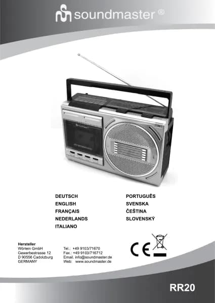 Soundmaster RR20
