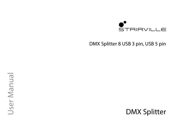 Stairville DMX Splitter 8 USB 5 pin