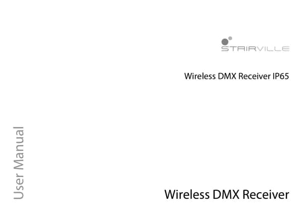 Stairville Wireless DMX Receiver IP65