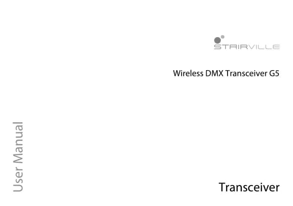 Stairville Wireless DMX Transceiver G5