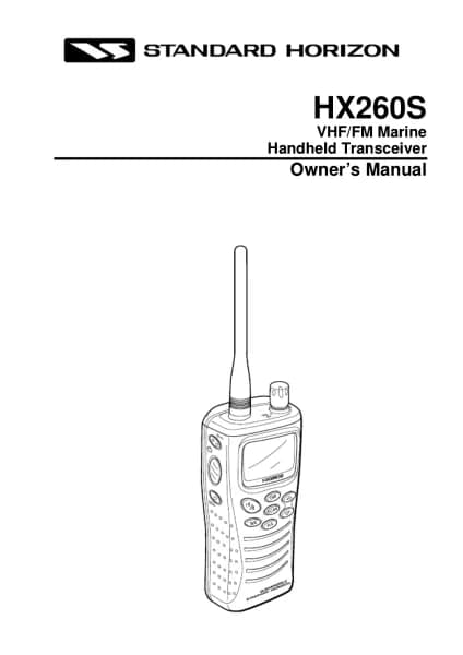 Standard Horizon HX260S