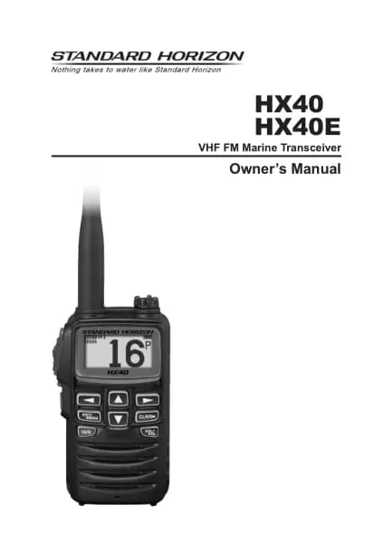 Standard Horizon HX40