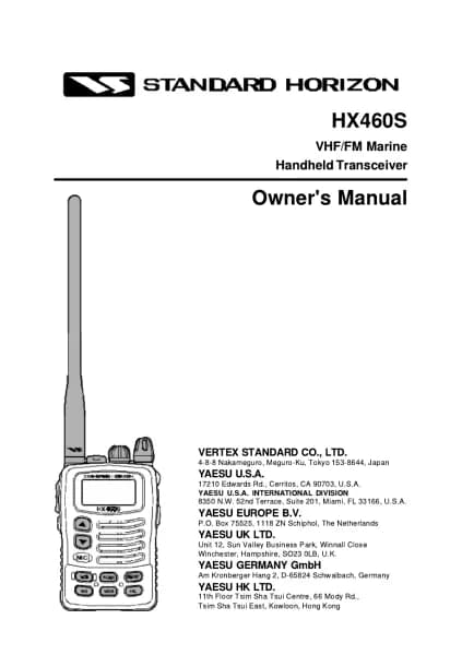 Standard Horizon HX460S
