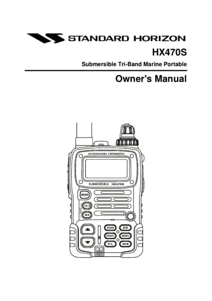 Standard Horizon HX470S