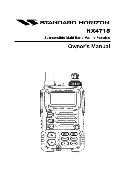 Standard Horizon HX471S