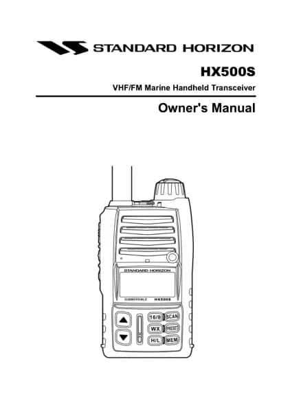 Standard Horizon HX500S