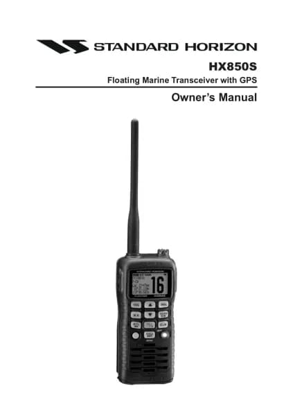 Standard Horizon HX850S