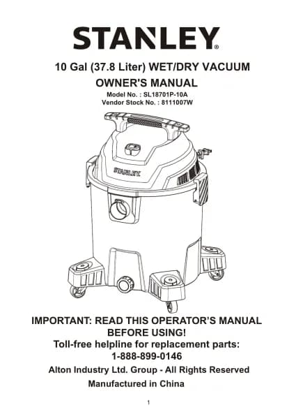 Stanley SL18701P-10A
