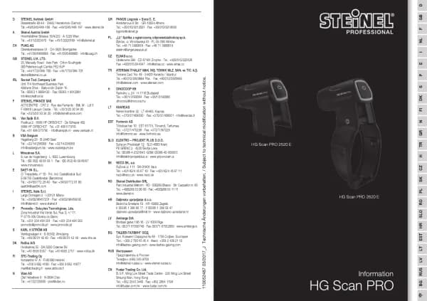 Steinel HG Scan PRO 007553