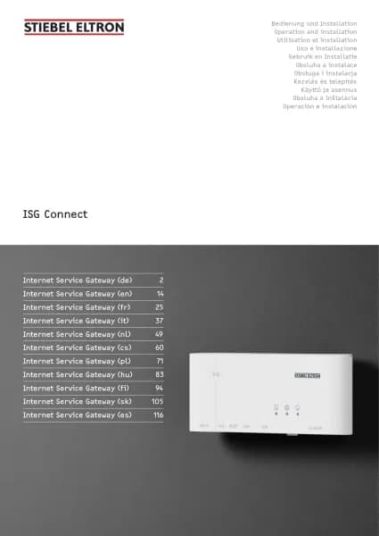 Stiebel Eltron ISG Connect