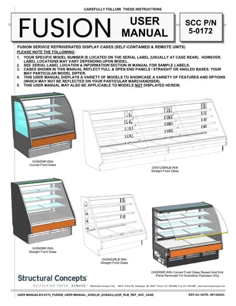 Structural Concepts Fusion GHS556RLB