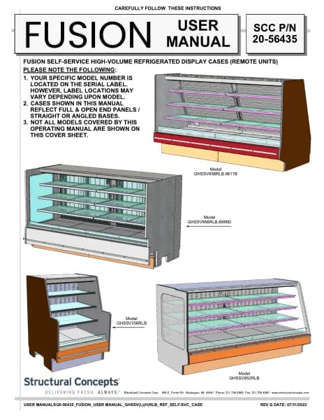 Structural Concepts Fusion GHSSV856RLB