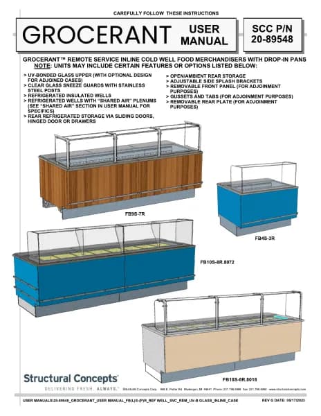 Structural Concepts Grocerant FB3S-2R
