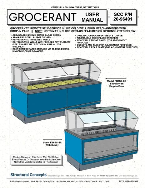 Structural Concepts Grocerant FB4SS-3R
