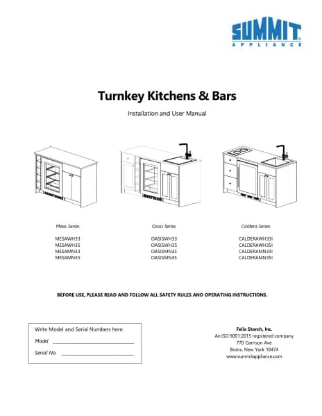 Summit CALDERAMN33ISINKL