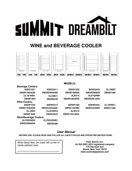 Summit SDHG2443PNR