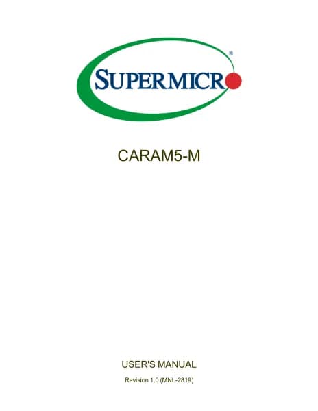 Supermicro CARAM5-M