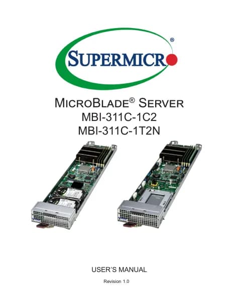 Supermicro MicroBlade MBI-311C-1C2