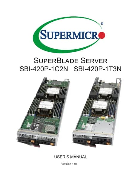 Supermicro SuperBlade SBI-420P-1T3N